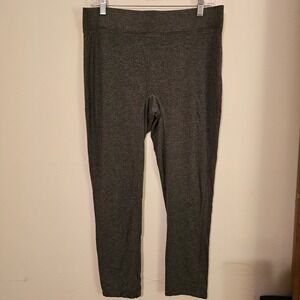 Alfani Intimates Womens Charcoal Gray Modal Spandex Lounge Leggings Size L